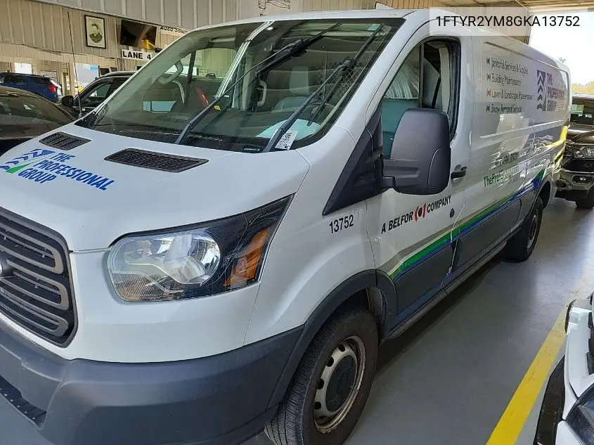 2016 Ford Transit T-250 VIN: 1FTYR2YM8GKA13752 Lot: 42271678