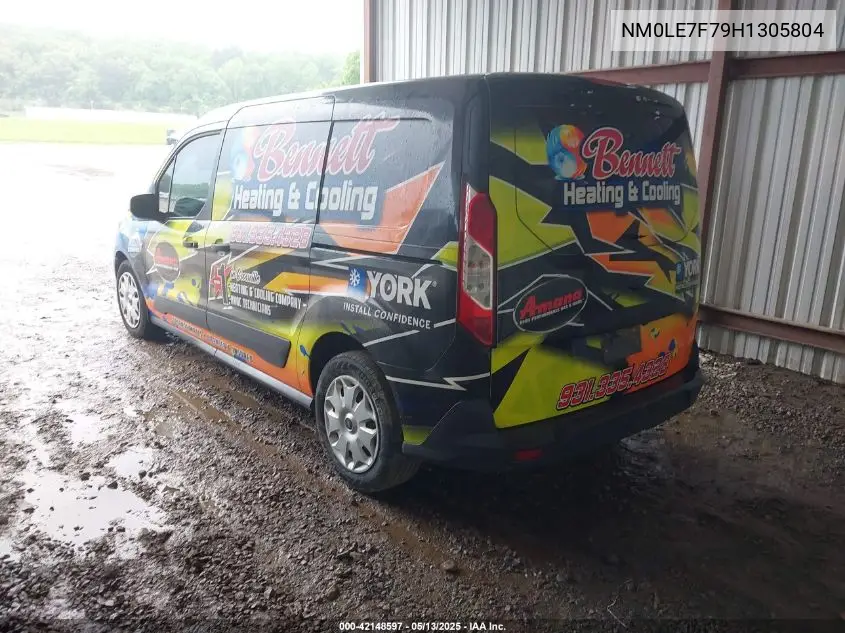 2017 Ford Transit Connect Xlt VIN: NM0LE7F79H1305804 Lot: 42148597