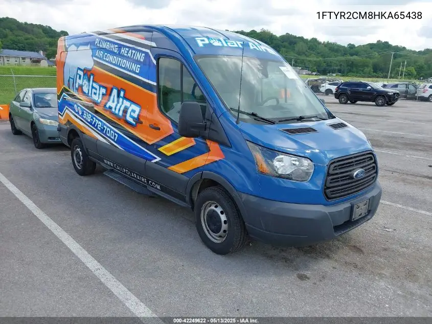 2017 Ford Transit-250 VIN: 1FTYR2CM8HKA65438 Lot: 42249622