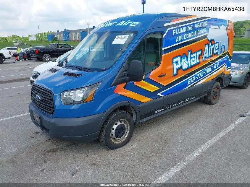2017 Ford Transit-250 VIN: 1FTYR2CM8HKA65438 Lot: 42249622
