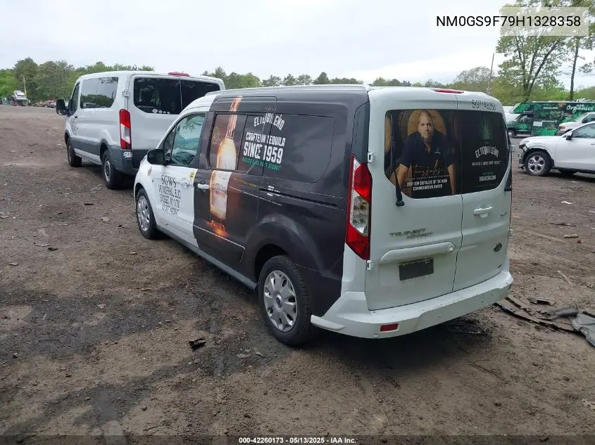 2017 Ford Transit Connect Xlt VIN: NM0GS9F79H1328358 Lot: 42260173