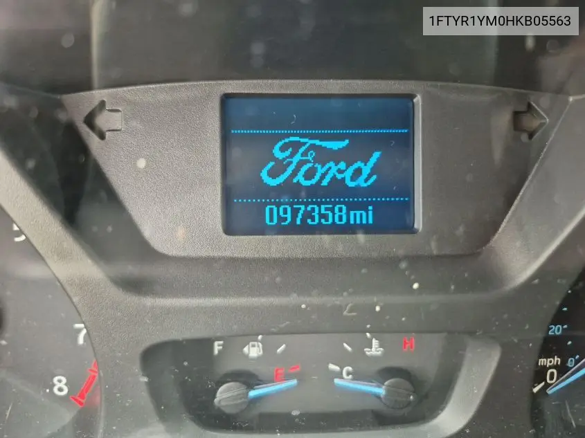 2017 Ford Transit T-250 VIN: 1FTYR1YM0HKB05563 Lot: 42636657