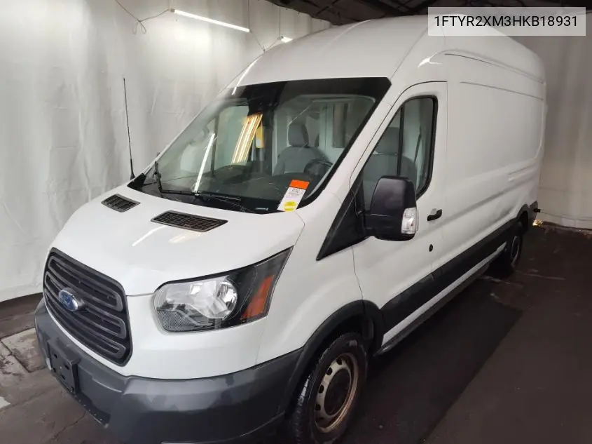 2017 Ford Transit T-250 VIN: 1FTYR2XM3HKB18931 Lot: 42651865