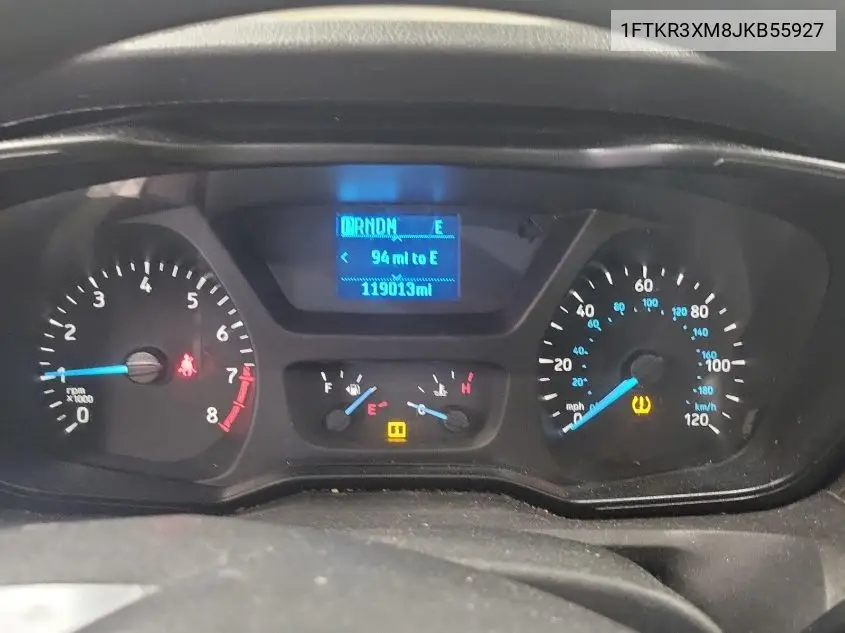 2018 Ford Transit T-250 VIN: 1FTKR3XM8JKB55927 Lot: 42269522