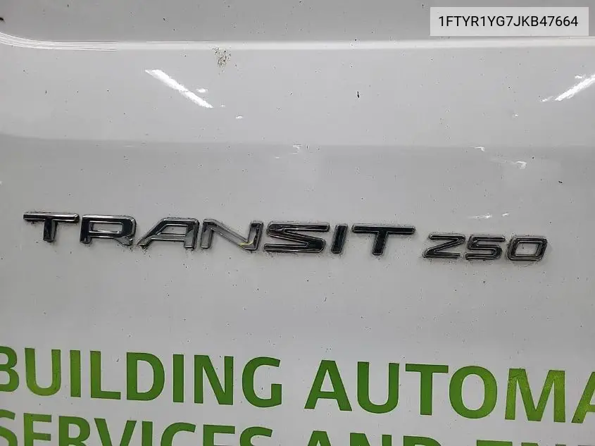 2018 Ford Transit T-250 VIN: 1FTYR1YG7JKB47664 Lot: 42271680