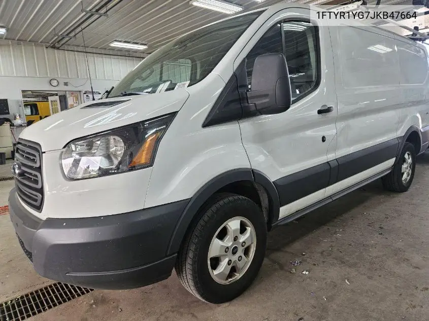 2018 Ford Transit T-250 VIN: 1FTYR1YG7JKB47664 Lot: 42271680