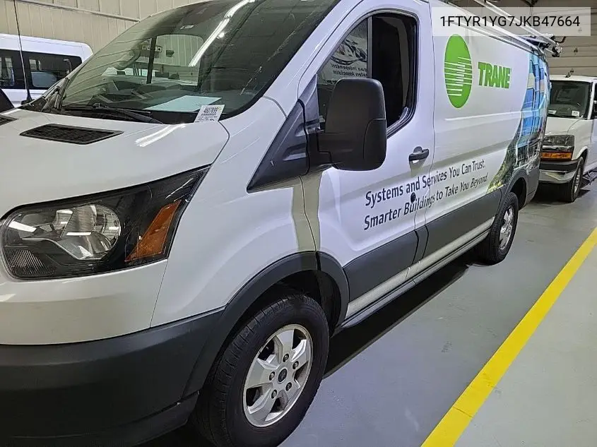 2018 Ford Transit T-250 VIN: 1FTYR1YG7JKB47664 Lot: 42271680
