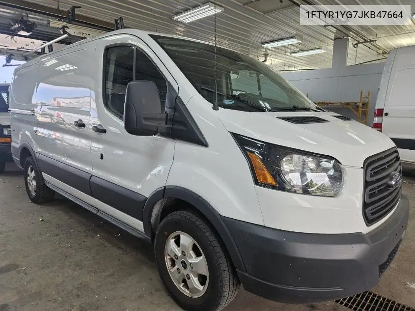 2018 Ford Transit T-250 VIN: 1FTYR1YG7JKB47664 Lot: 42271680