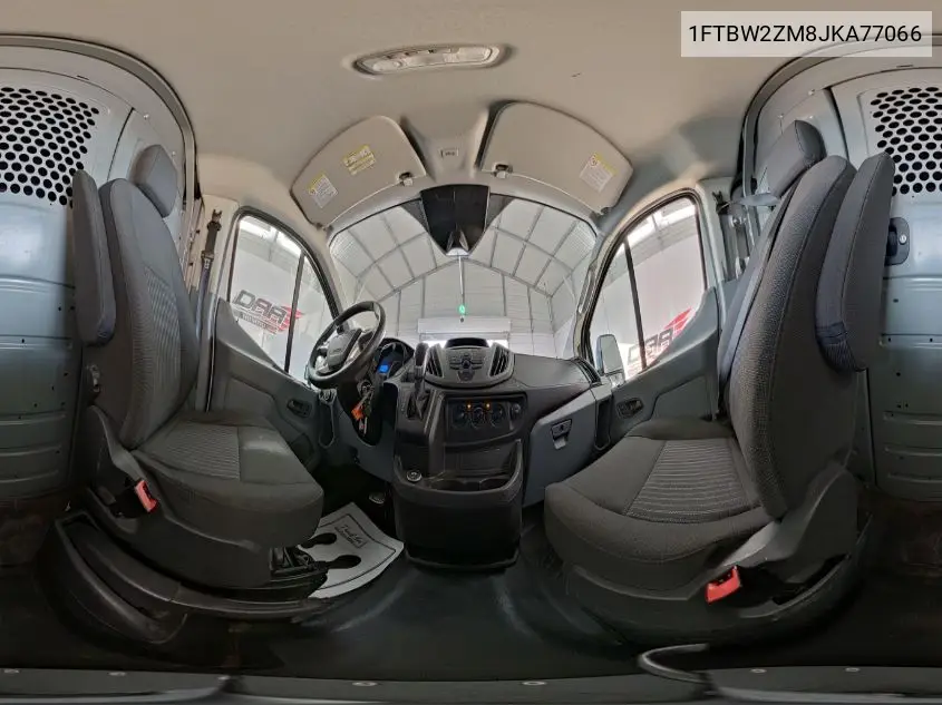 2018 Ford Transit T-350 VIN: 1FTBW2ZM8JKA77066 Lot: 42642396