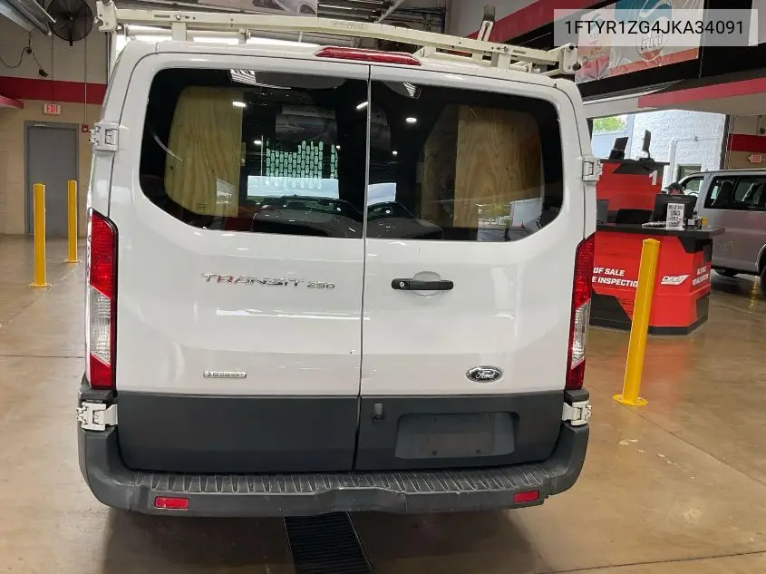 2018 Ford Transit T-250 VIN: 1FTYR1ZG4JKA34091 Lot: 42650298