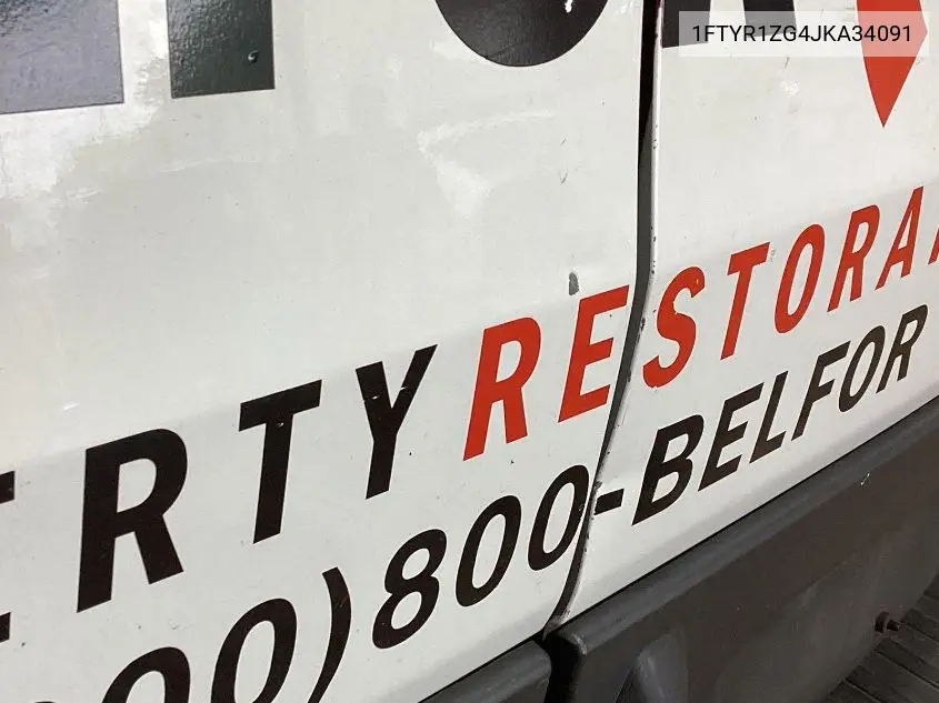 2018 Ford Transit T-250 VIN: 1FTYR1ZG4JKA34091 Lot: 42650298
