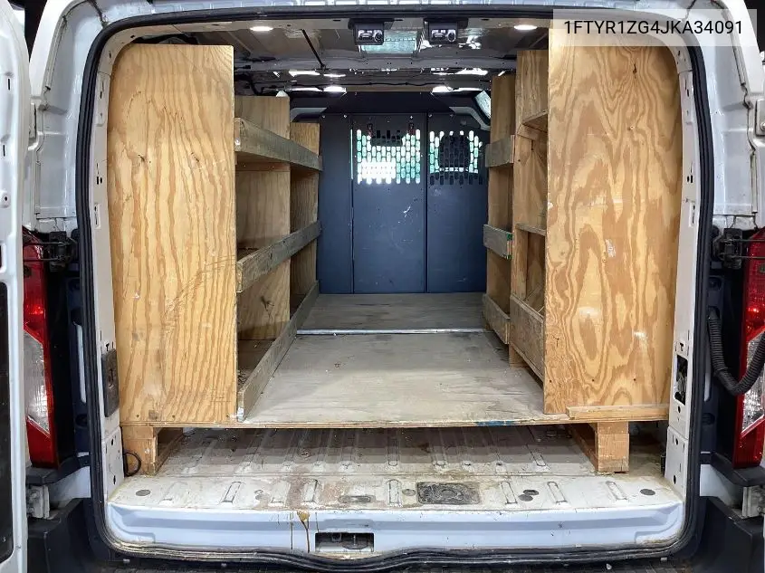 2018 Ford Transit T-250 VIN: 1FTYR1ZG4JKA34091 Lot: 42650298
