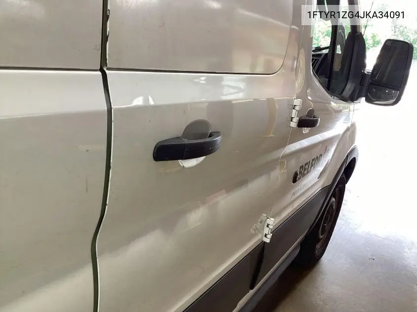 2018 Ford Transit T-250 VIN: 1FTYR1ZG4JKA34091 Lot: 42650298