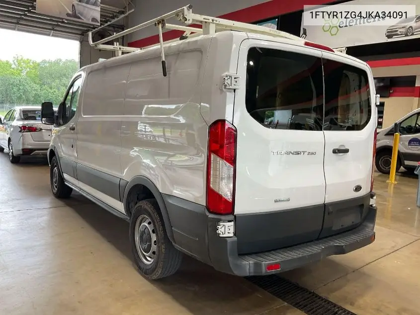 2018 Ford Transit T-250 VIN: 1FTYR1ZG4JKA34091 Lot: 42650298
