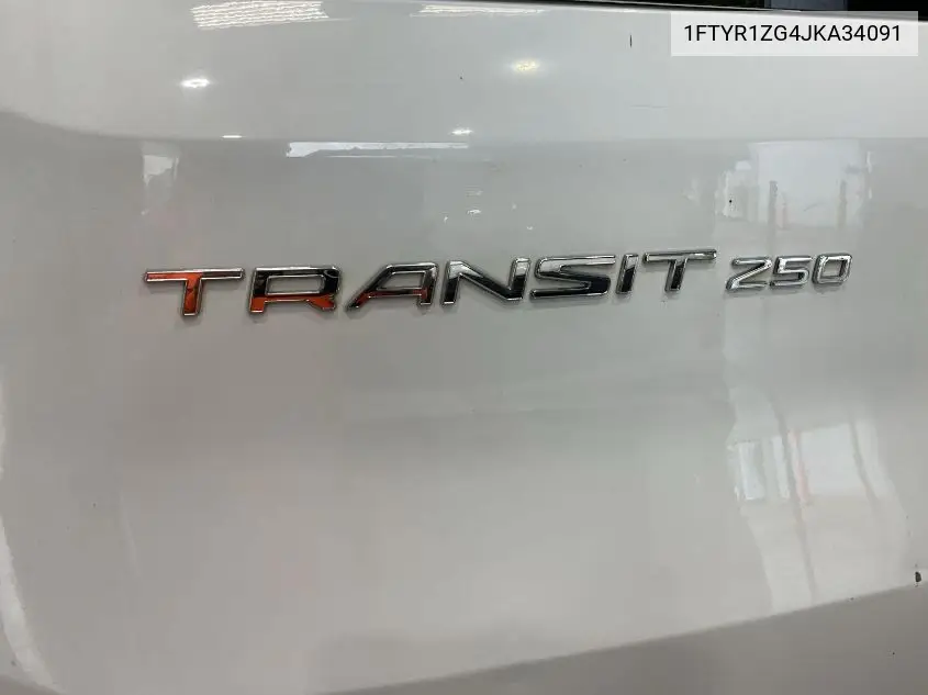 2018 Ford Transit T-250 VIN: 1FTYR1ZG4JKA34091 Lot: 42650298