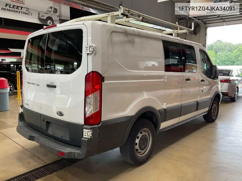 2018 Ford Transit T-250 VIN: 1FTYR1ZG4JKA34091 Lot: 42650298