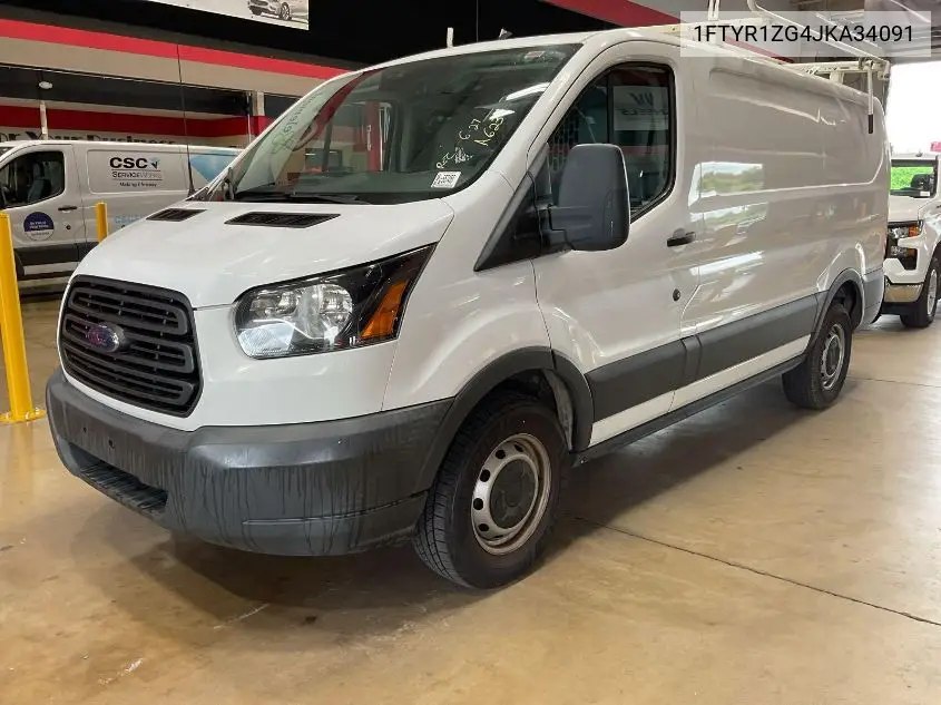 2018 Ford Transit T-250 VIN: 1FTYR1ZG4JKA34091 Lot: 42650298