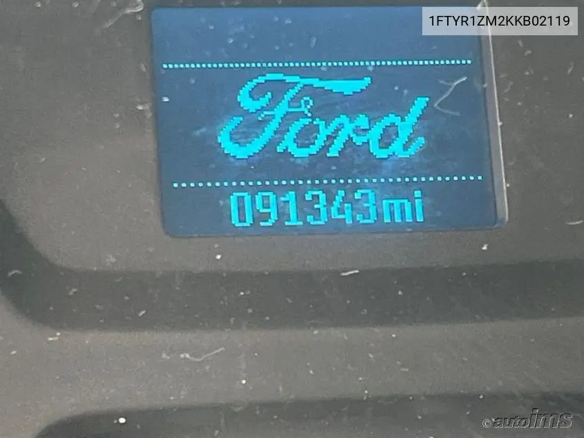 2019 Ford Transit T-250 VIN: 1FTYR1ZM2KKB02119 Lot: 42263459