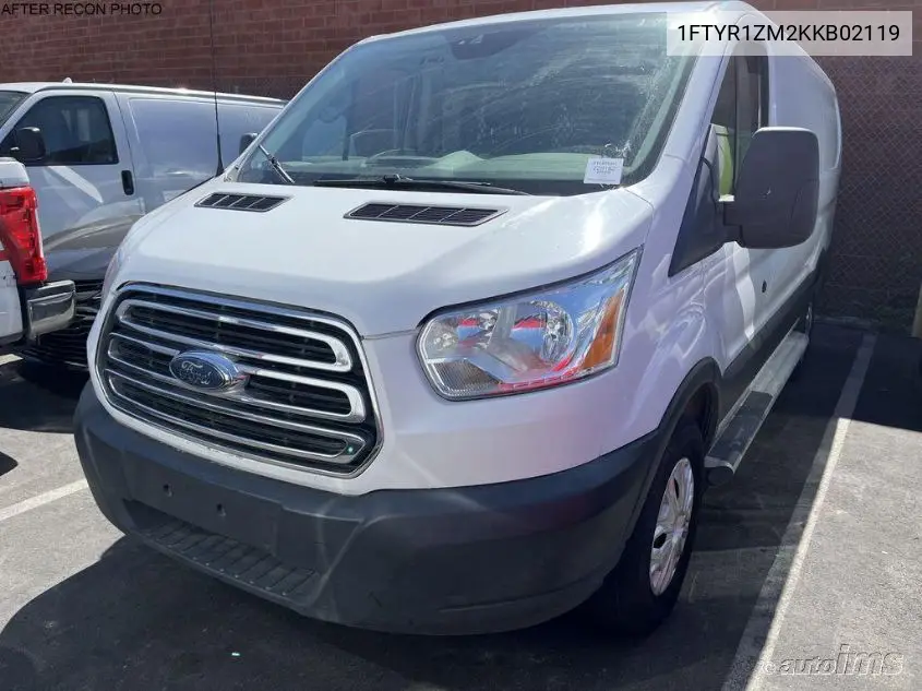 2019 Ford Transit T-250 VIN: 1FTYR1ZM2KKB02119 Lot: 42263459