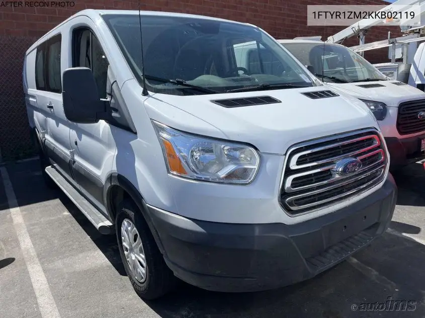 2019 Ford Transit T-250 VIN: 1FTYR1ZM2KKB02119 Lot: 42263459