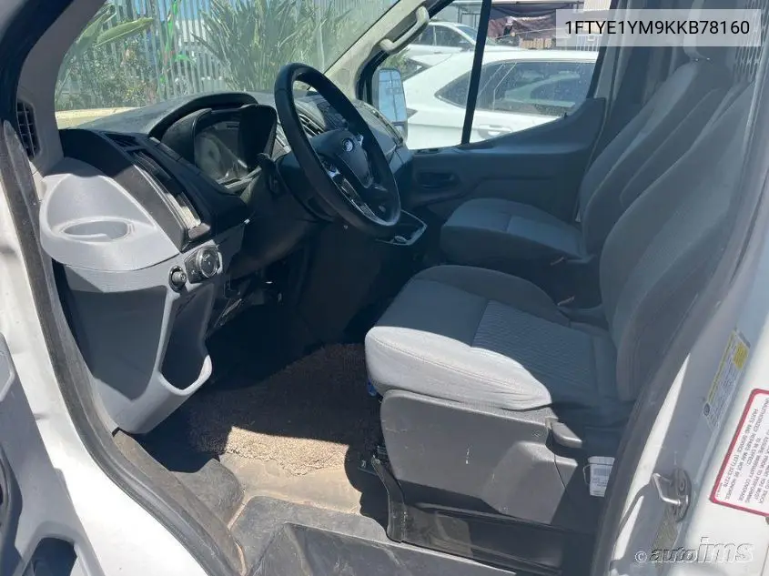 2019 Ford Transit T-150 VIN: 1FTYE1YM9KKB78160 Lot: 42273219