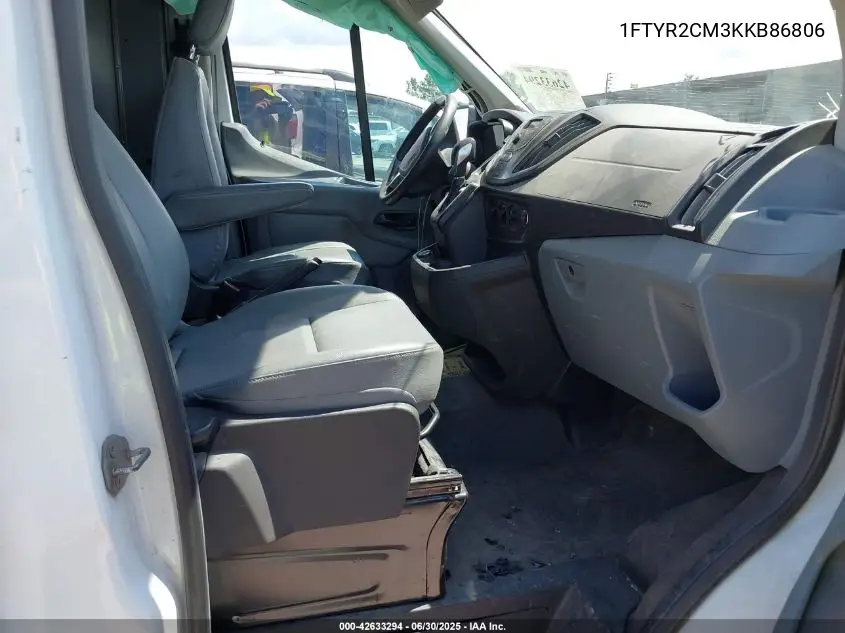 2019 Ford Transit-250 VIN: 1FTYR2CM3KKB86806 Lot: 42633294