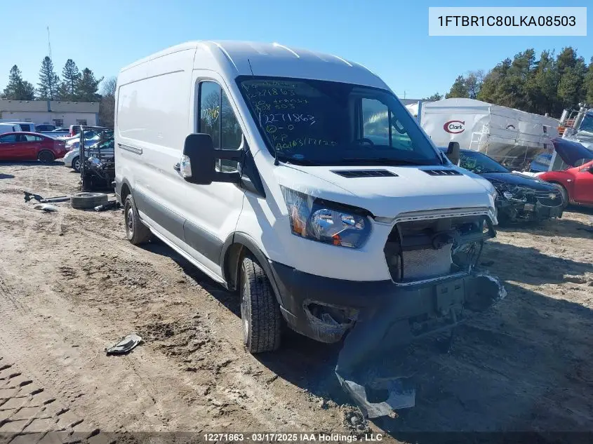 2020 Ford Transit T-250 VIN: 1FTBR1C80LKA08503 Lot: 12271863