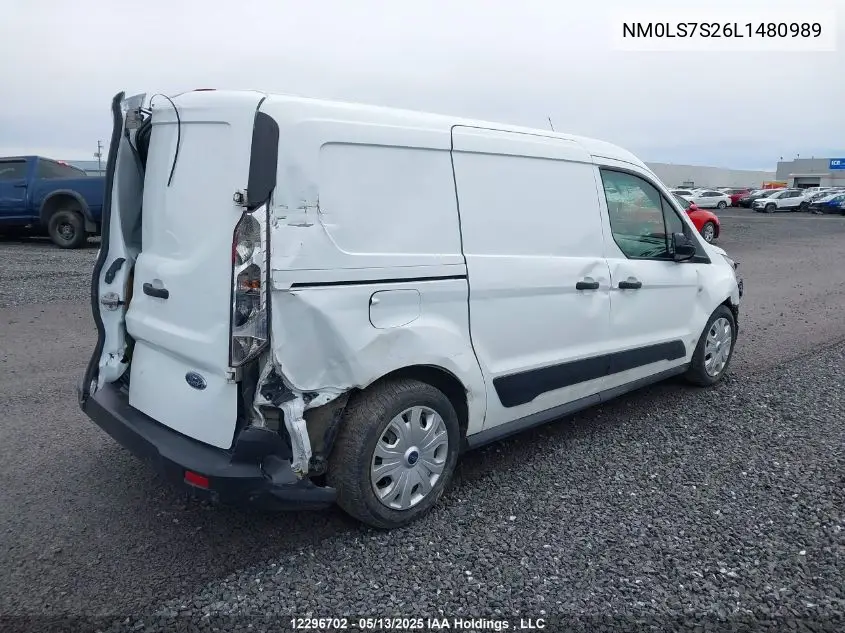 2020 Ford Transit Connect Xl VIN: NM0LS7S26L1480989 Lot: 12296702