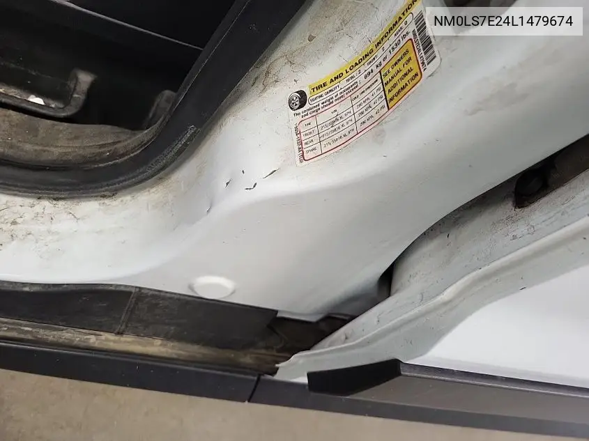 2020 Ford Transit Connect Xl VIN: NM0LS7E24L1479674 Lot: 42269538