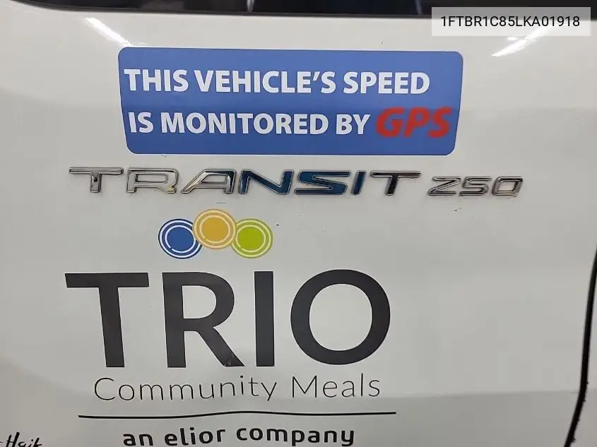2020 Ford Transit T-250 VIN: 1FTBR1C85LKA01918 Lot: 42271679