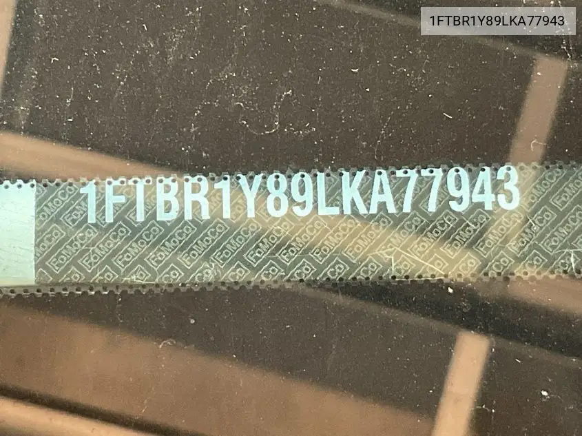 2020 Ford Transit T-250 VIN: 1FTBR1Y89LKA77943 Lot: 42642576