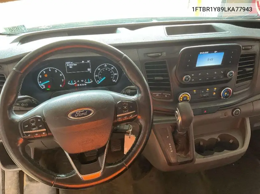 2020 Ford Transit T-250 VIN: 1FTBR1Y89LKA77943 Lot: 42642576