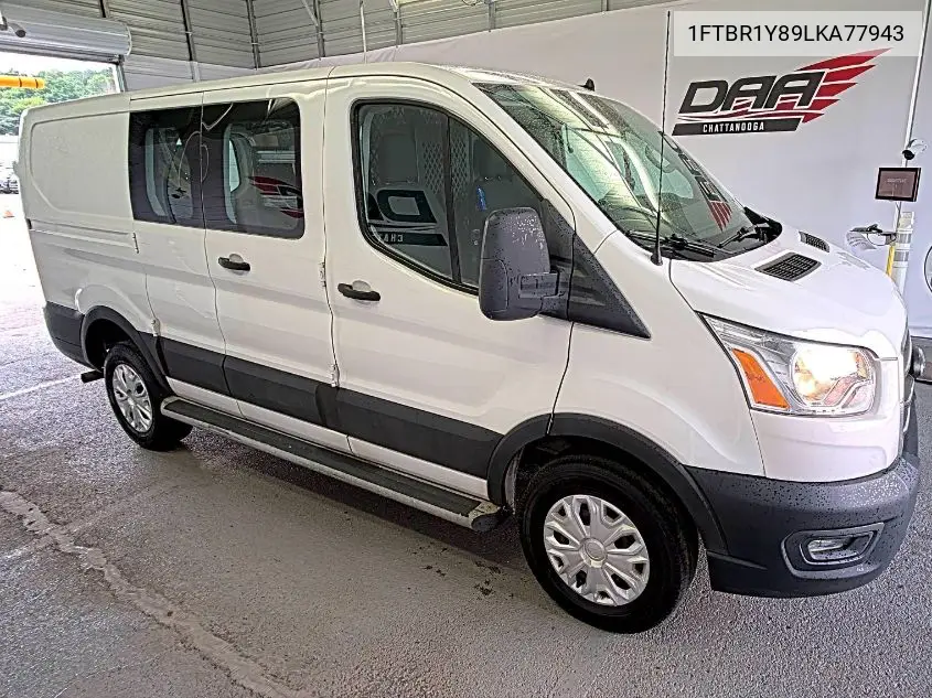 2020 Ford Transit T-250 VIN: 1FTBR1Y89LKA77943 Lot: 42642576