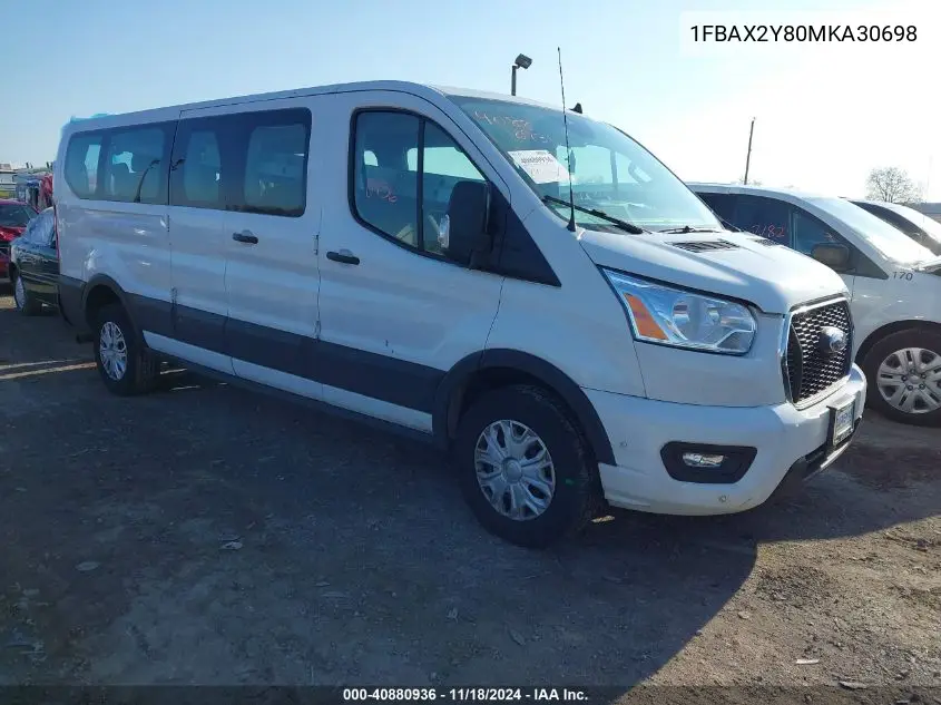 2021 Ford Transit-350 Passenger Van Xlt VIN: 1FBAX2Y80MKA30698 Lot: 40880936