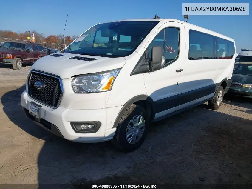 2021 Ford Transit-350 Passenger Van Xlt VIN: 1FBAX2Y80MKA30698 Lot: 40880936
