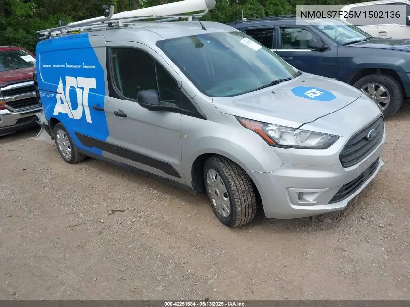 2021 Ford Transit Connect Xlt Cargo Van VIN: NM0LS7F25M1502136 Lot: 42251684