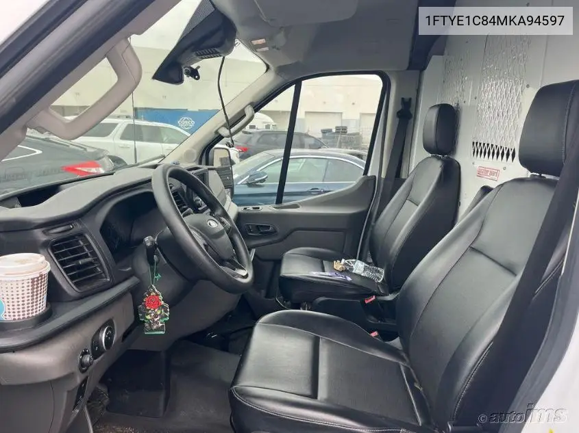 2021 Ford Transit T-150 VIN: 1FTYE1C84MKA94597 Lot: 42649637