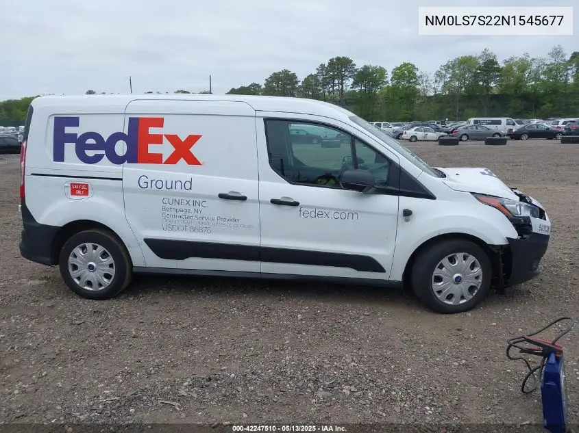 2022 Ford Transit Connect Xl Cargo Van VIN: NM0LS7S22N1545677 Lot: 42247510