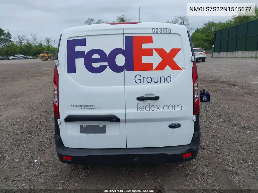 2022 Ford Transit Connect Xl Cargo Van VIN: NM0LS7S22N1545677 Lot: 42247510