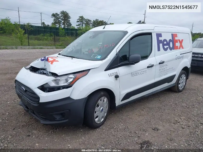 2022 Ford Transit Connect Xl Cargo Van VIN: NM0LS7S22N1545677 Lot: 42247510