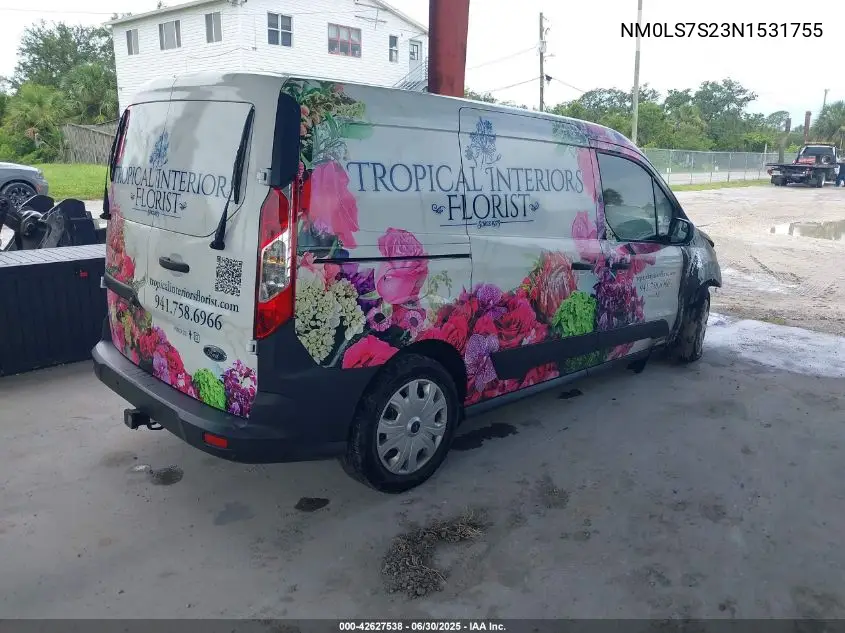 2022 Ford Transit Connect Xl Cargo Van VIN: NM0LS7S23N1531755 Lot: 42627538
