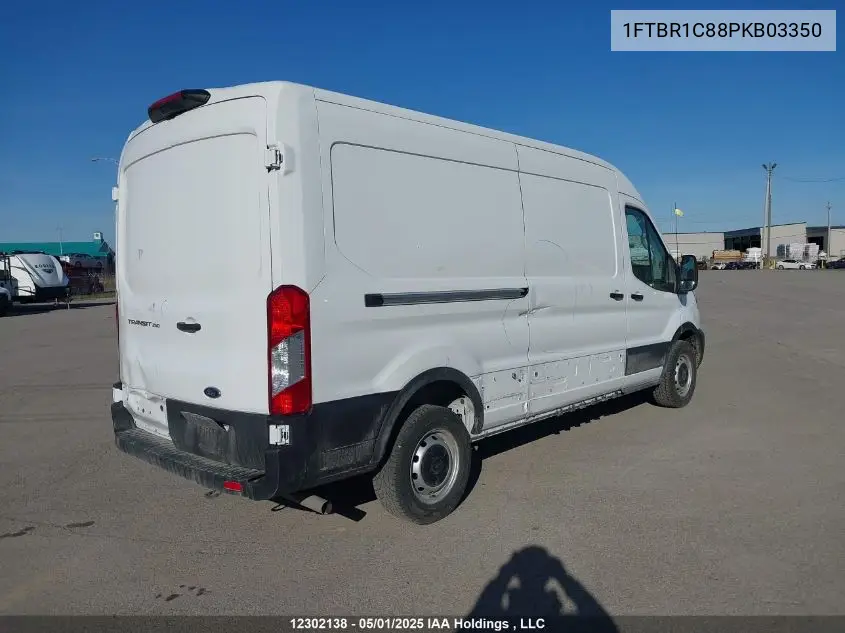 2023 Ford Transit T-250 VIN: 1FTBR1C88PKB03350 Lot: 12302138