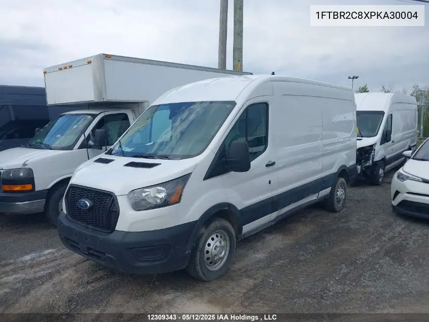 2023 Ford Transit T-250 VIN: 1FTBR2C8XPKA30004 Lot: 12309343