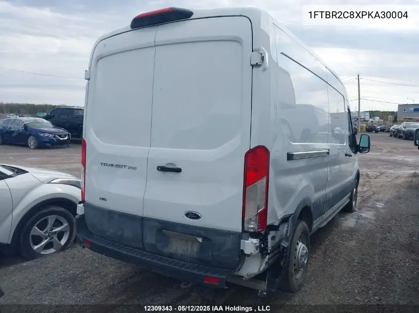 2023 Ford Transit T-250 VIN: 1FTBR2C8XPKA30004 Lot: 12309343