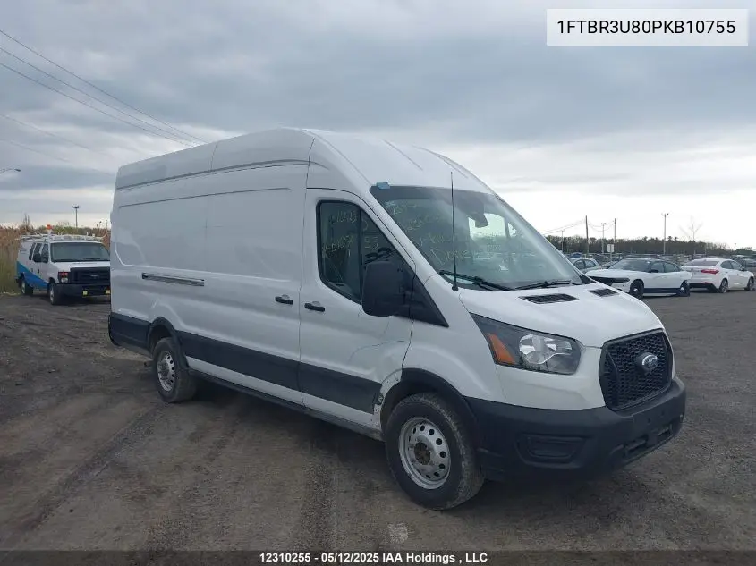 2023 Ford Transit T-250 VIN: 1FTBR3U80PKB10755 Lot: 12310255