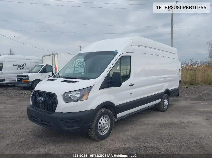 2023 Ford Transit T-250 VIN: 1FTBR3U80PKB10755 Lot: 12310255