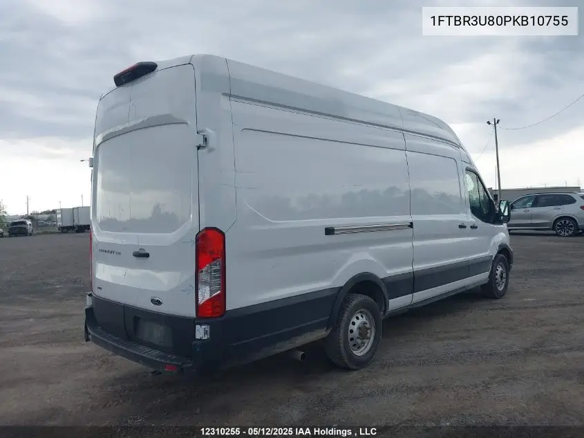 2023 Ford Transit T-250 VIN: 1FTBR3U80PKB10755 Lot: 12310255