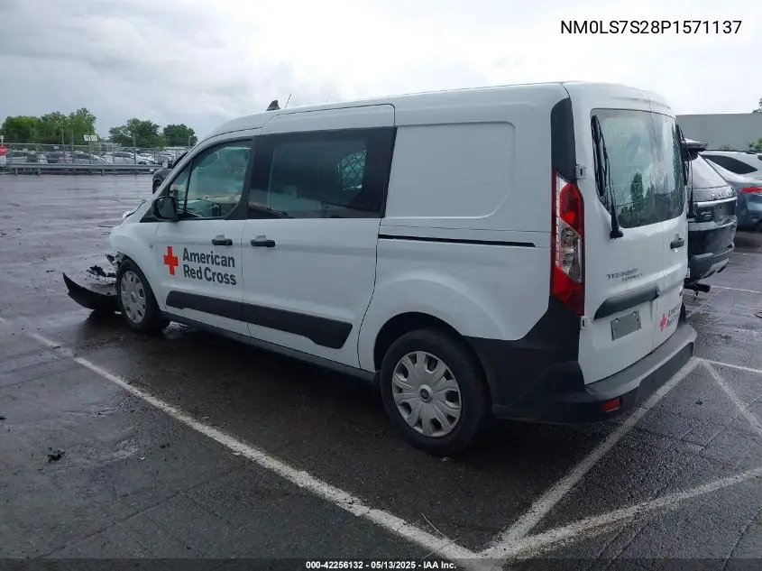2023 Ford Transit Connect Xl Cargo Van VIN: NM0LS7S28P1571137 Lot: 42256132