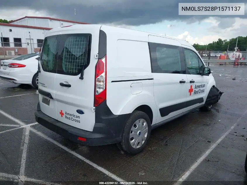 2023 Ford Transit Connect Xl Cargo Van VIN: NM0LS7S28P1571137 Lot: 42256132