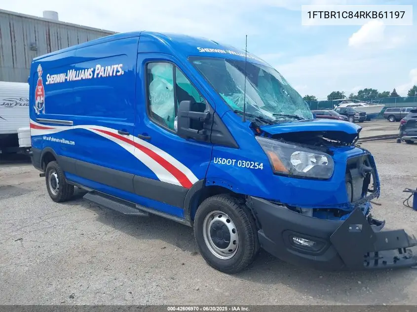 2024 Ford Transit-250 VIN: 1FTBR1C84RKB61197 Lot: 42606970
